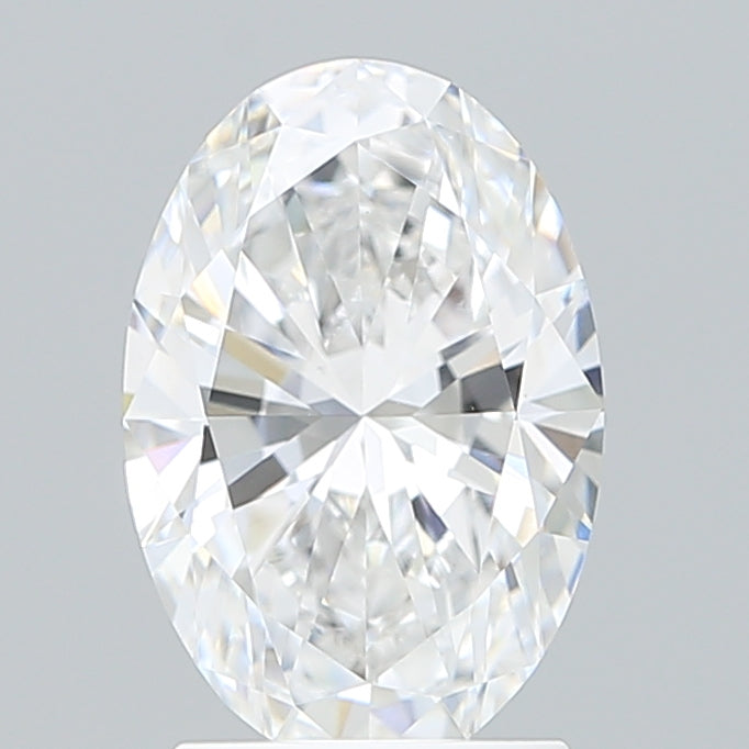 2.09 Carat Oval Shaped, Excellent Cut, D Color, VVS2 Clarity, IGI Certified Lab Grown Diamond