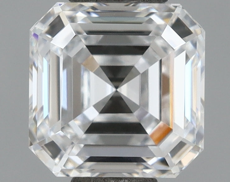 1.00 Carat Asscher Shaped, Ideal Cut, D Color, VVS1 Clarity, IGI Certified Lab Grown Diamond