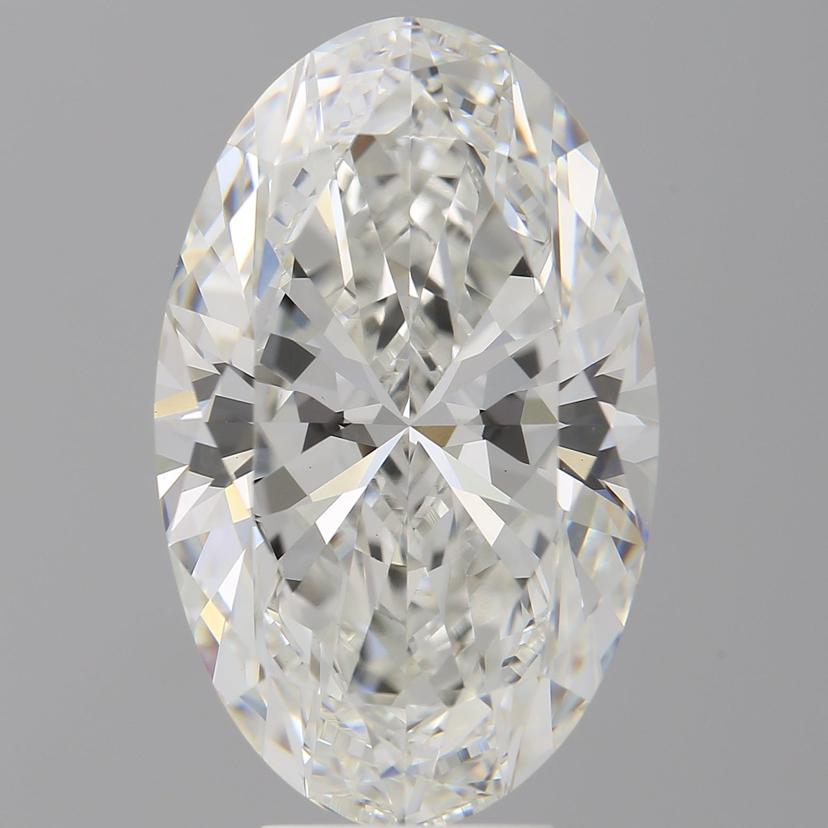 7.08 Carat Oval Shaped, Ideal Cut, F Color, VVS2 Clarity, IGI Certified Lab Grown Diamond