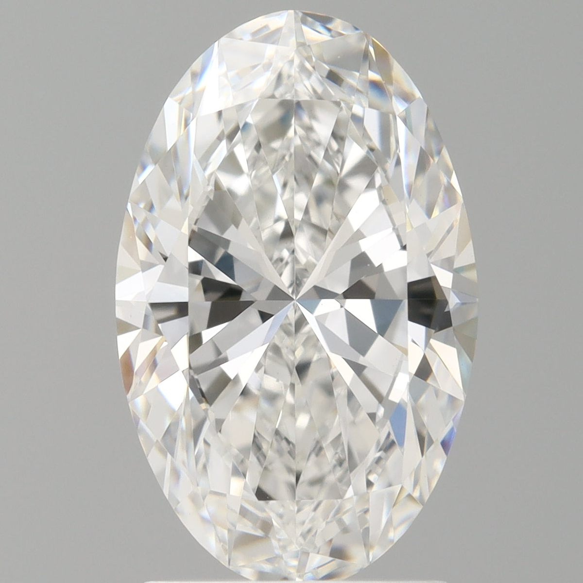 2.10 Carat Oval Shaped, Ideal Cut, E Color, VVS2 Clarity, IGI Certified Lab Grown Diamond