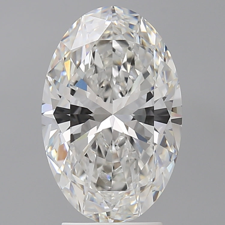 3.52 Carat Oval Shaped, Ideal Cut, E Color, VVS2 Clarity, IGI Certified Lab Grown Diamond