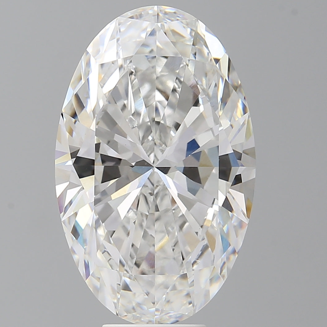 9.09 Carat Oval Shaped, Ideal Cut, E Color, VVS2 Clarity, IGI Certified Lab Grown Diamond