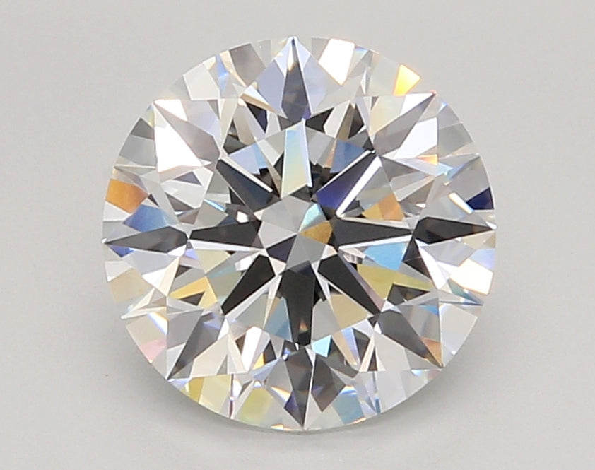 3.05 Carat Round Shaped, Ideal Cut, E Color, VVS2 Clarity, IGI Certified Lab Grown Diamond