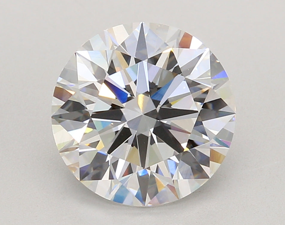 3.56 Carat Round Shaped, Ideal Cut, F Color, VVS2 Clarity, IGI Certified Lab Grown Diamond