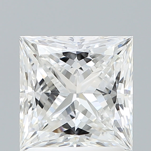 1.94 Carat Princess Shaped, Ideal Cut, E Color, VVS1 Clarity, IGI Certified Lab Grown Diamond