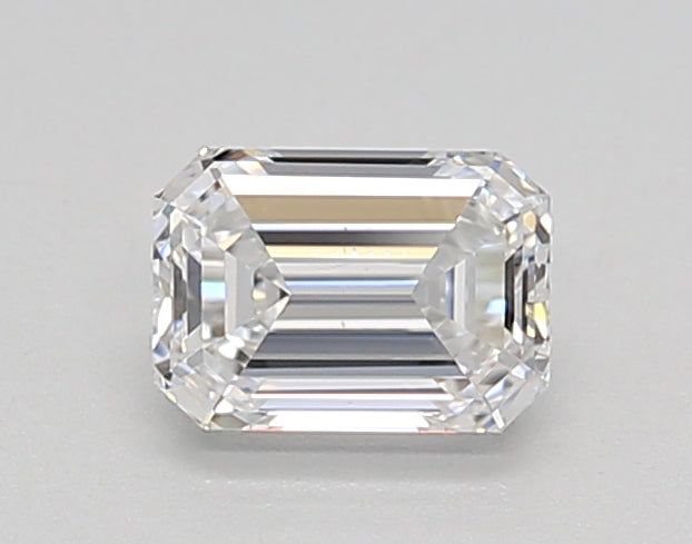 0.55 Carat Emerald Shaped, Ideal Cut, D Color, VS2 Clarity, GIA Certified Lab Grown Diamond