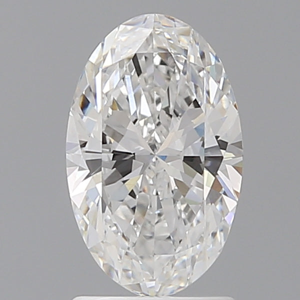 1.58 Carat Oval Shaped, Ideal Cut, E Color, VVS2 Clarity, IGI Certified Lab Grown Diamond