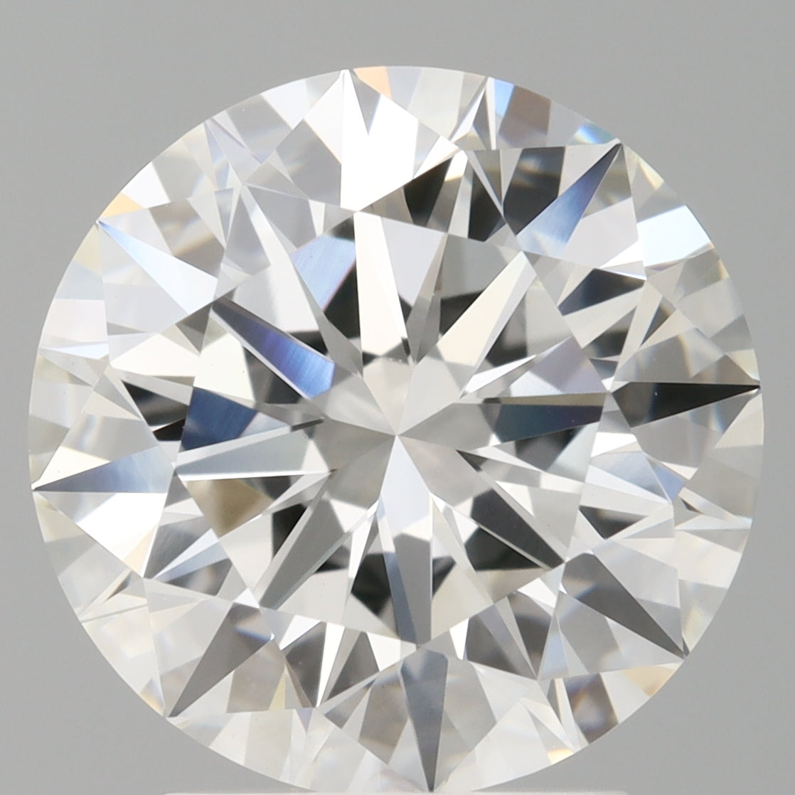 3.04 Carat Round Shaped, Ideal Cut, E Color, VVS2 Clarity, IGI Certified Lab Grown Diamond