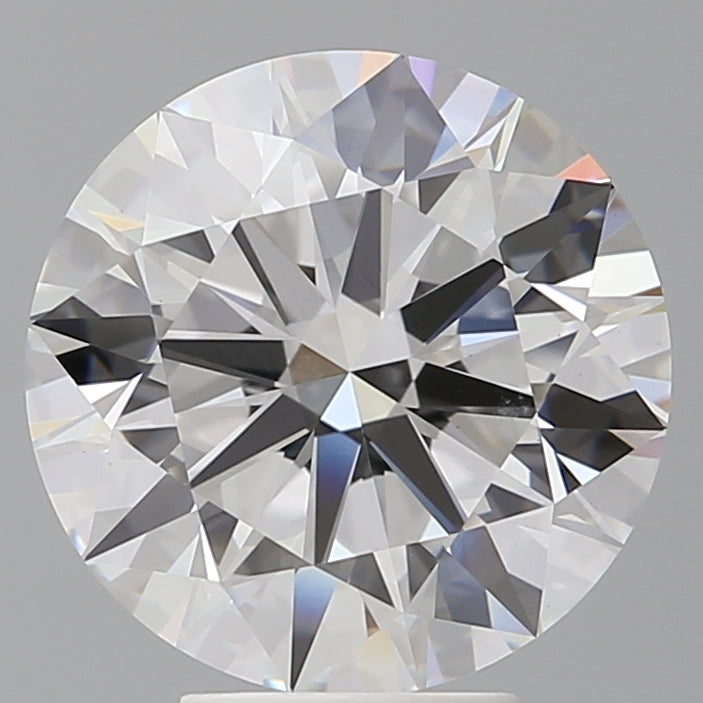 5.53 Carat Round Shaped, Ideal Cut, E Color, VVS2 Clarity, IGI Certified Lab Grown Diamond