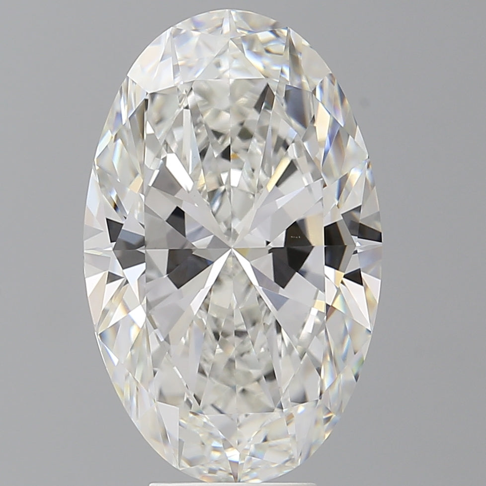 7.10 Carat Oval Shaped, Ideal Cut, F Color, VVS2 Clarity, IGI Certified Lab Grown Diamond