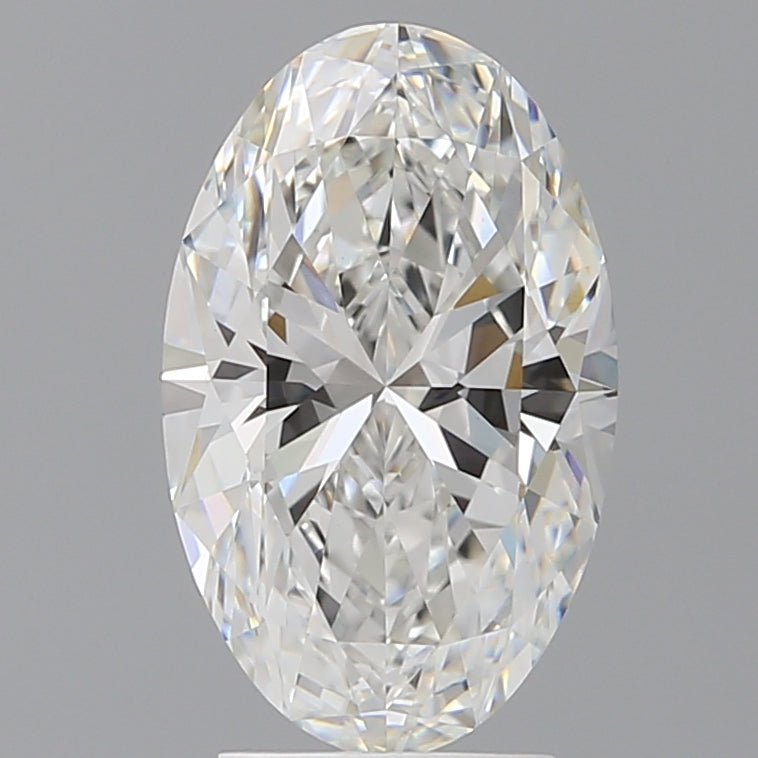 3.52 Carat Oval Shaped, Ideal Cut, E Color, VVS2 Clarity, IGI Certified Lab Grown Diamond
