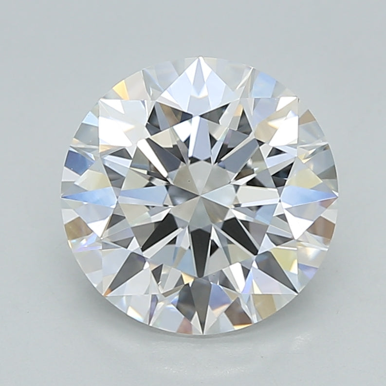 2.52 Carat Round Shaped, Ideal Cut, E Color, VVS2 Clarity, IGI Certified Lab Grown Diamond