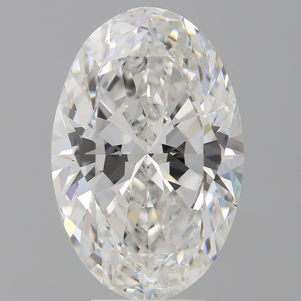 6.09 Carat Oval Shaped, Ideal Cut, F Color, VVS2 Clarity, IGI Certified Lab Grown Diamond