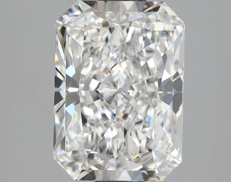 2.58 Carat Radiant Shaped, Ideal Cut, E Color, VVS1 Clarity, IGI Certified Lab Grown Diamond