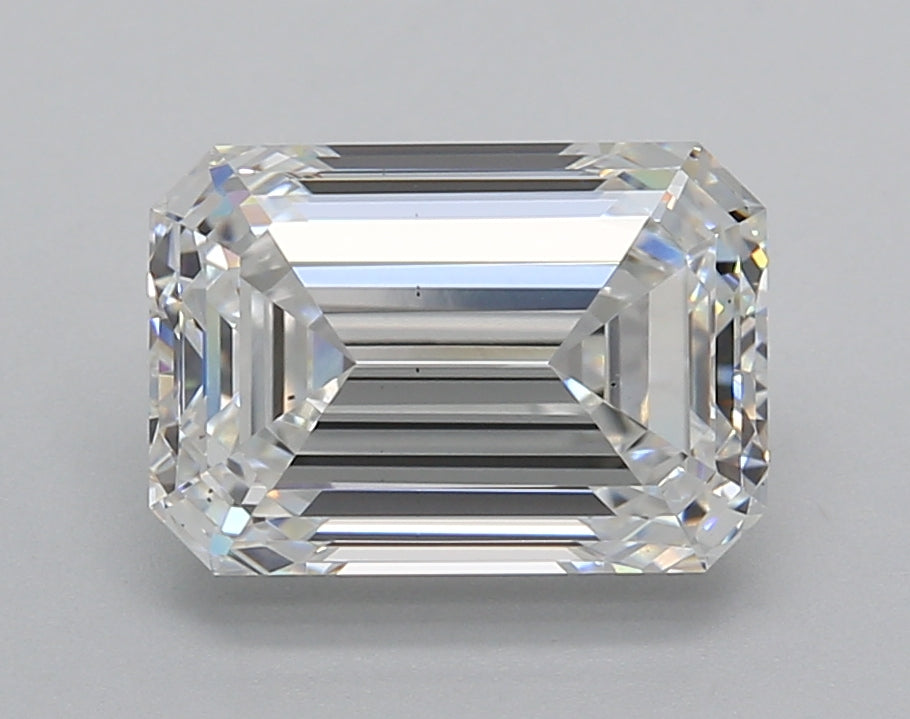 3.02 Carat Emerald Shaped, Very Good Cut, F Color, VS1 Clarity, IGI Certified Lab Grown Diamond