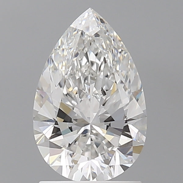1.59 Carat Pear Shaped, Ideal Cut, E Color, VVS2 Clarity, IGI Certified Lab Grown Diamond