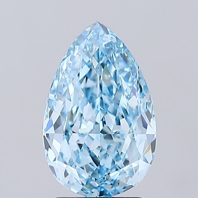 2.60 Carat Pear Shaped, Ideal Cut, VS1 Clarity, IGI Certified Lab Grown Diamond