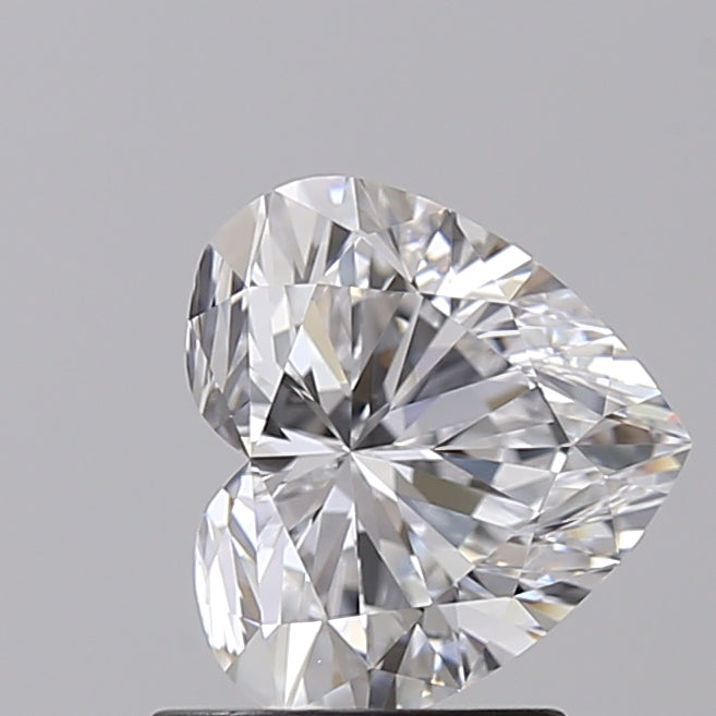 1.53 Carat Heart Shaped, Ideal Cut, D Color, VVS2 Clarity, GIA Certified Lab Grown Diamond