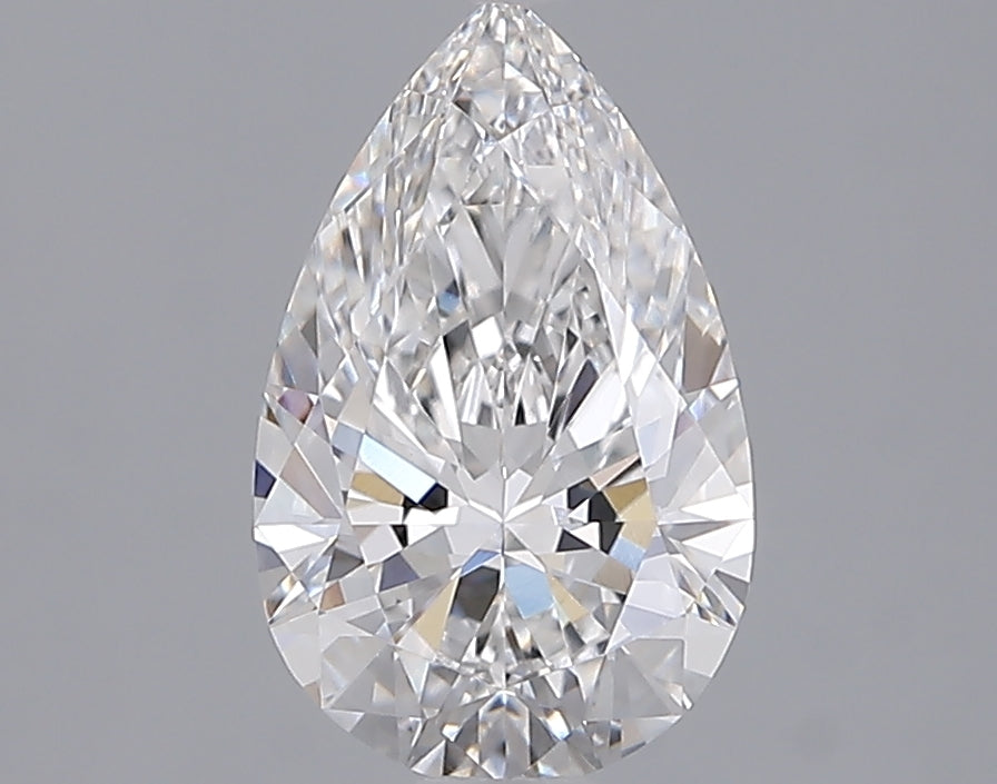 1.55 Carat Pear Shaped, Ideal Cut, E Color, VVS2 Clarity, IGI Certified Lab Grown Diamond