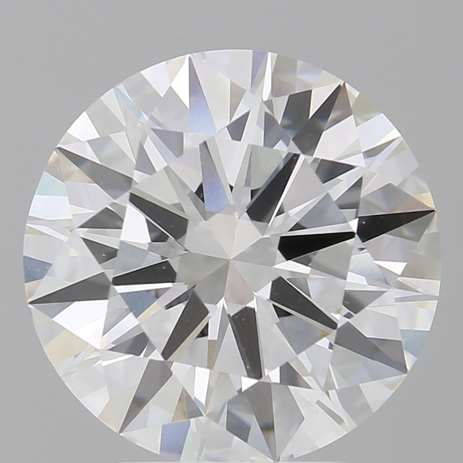 4.00 Carat Round Shaped, Excellent Cut, E Color, VVS2 Clarity, IGI Certified Lab Grown Diamond