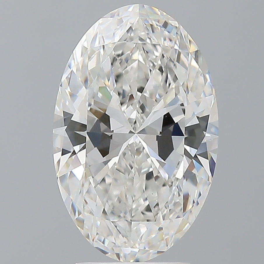 4.03 Carat Oval Shaped, Ideal Cut, E Color, VVS2 Clarity, IGI Certified Lab Grown Diamond