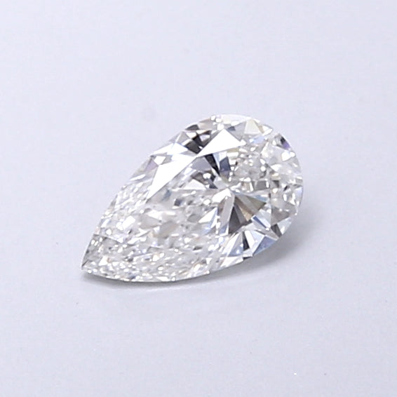 0.38 Carat Pear Shaped, Very Good Cut, E Color, VVS2 Clarity, IGI Certified Lab Grown Diamond