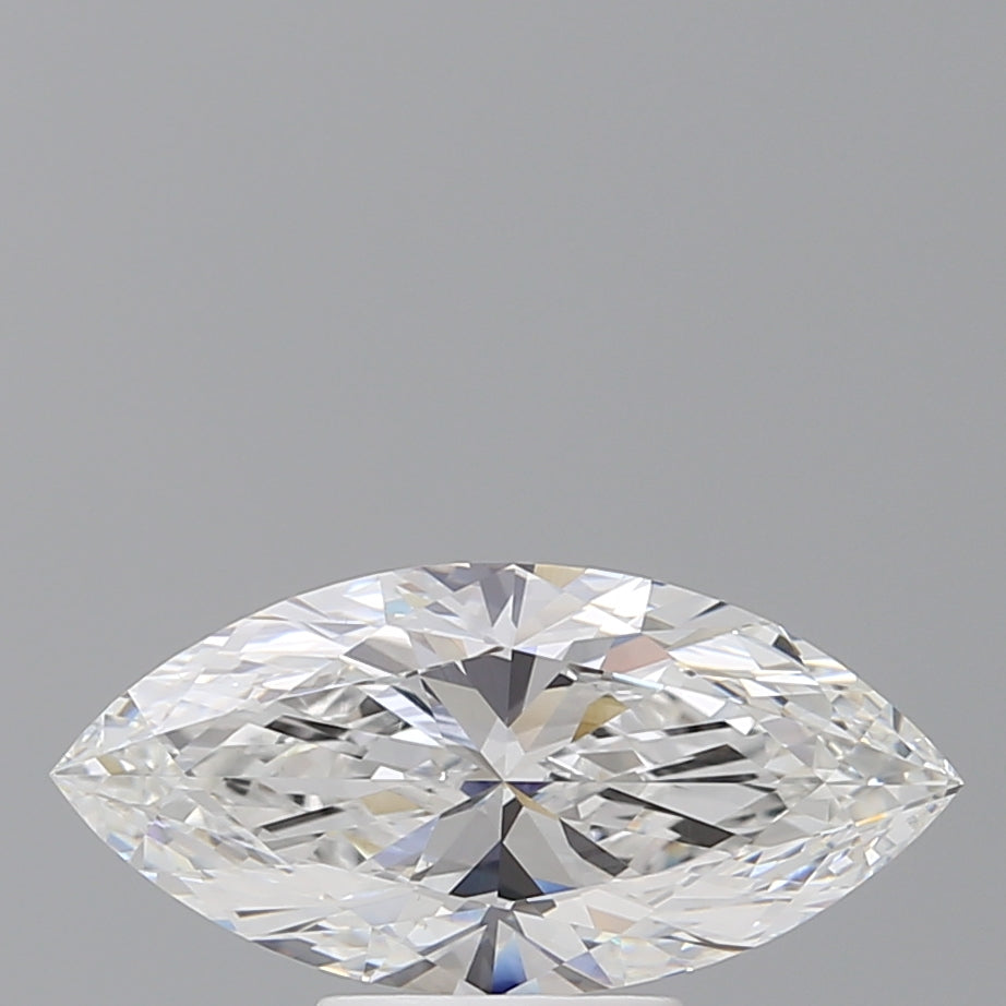 2.59 Carat Marquise Shaped, Ideal Cut, E Color, VVS2 Clarity, IGI Certified Lab Grown Diamond