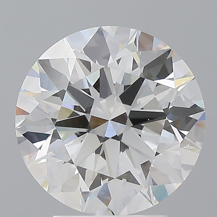 3.58 Carat Round Shaped, Ideal Cut, E Color, VVS2 Clarity, IGI Certified Lab Grown Diamond