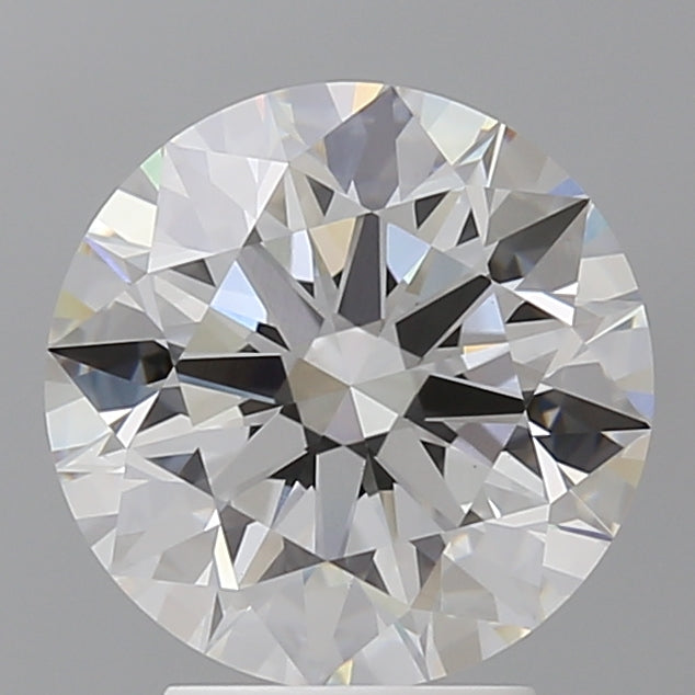 3.59 Carat Round Shaped, Ideal Cut, F Color, VVS2 Clarity, IGI Certified Lab Grown Diamond