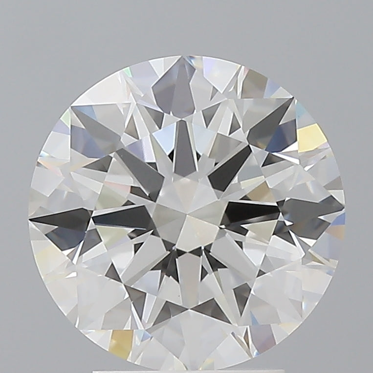 3.59 Carat Round Shaped, Ideal Cut, F Color, VVS2 Clarity, IGI Certified Lab Grown Diamond