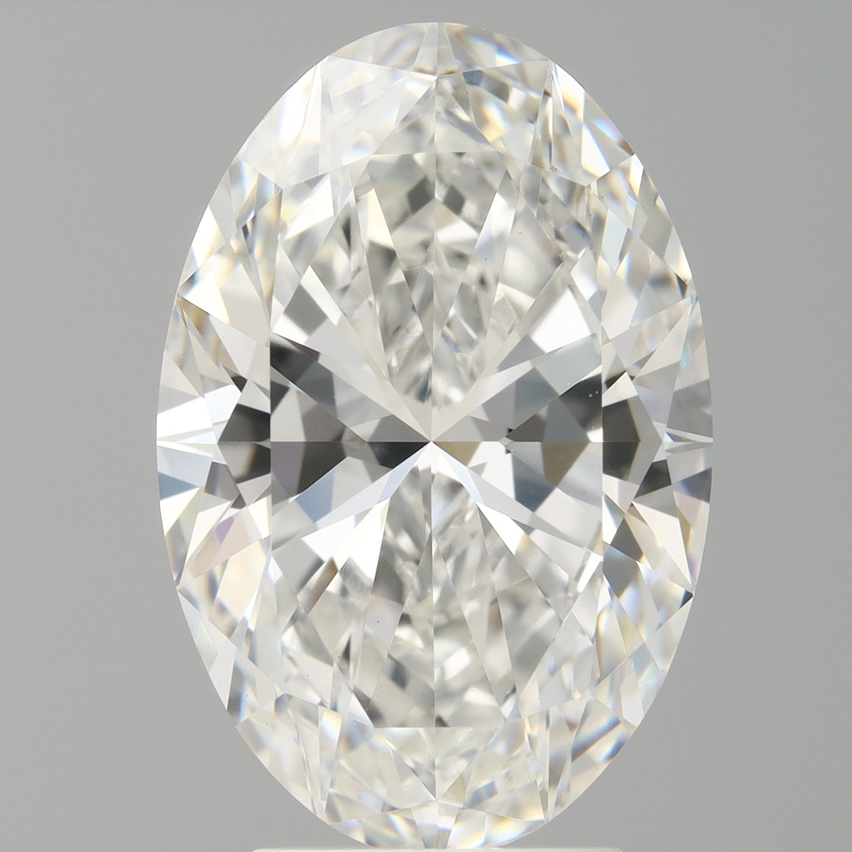 4.09 Carat Oval Shaped, Ideal Cut, F Color, VVS2 Clarity, IGI Certified Lab Grown Diamond