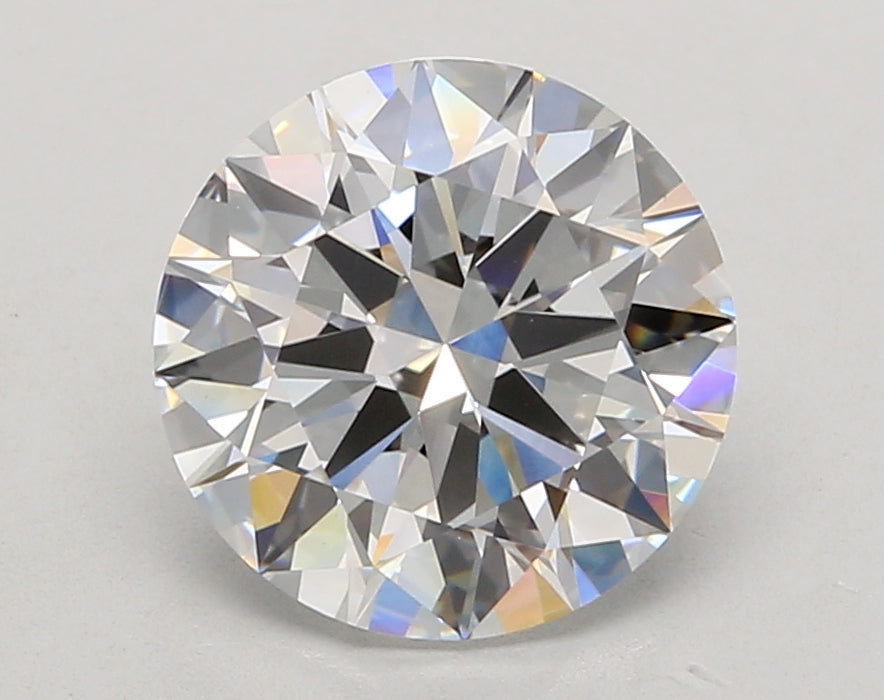 3.46 Carat Round Shaped, Ideal Cut, D Color, VVS2 Clarity, IGI Certified Lab Grown Diamond