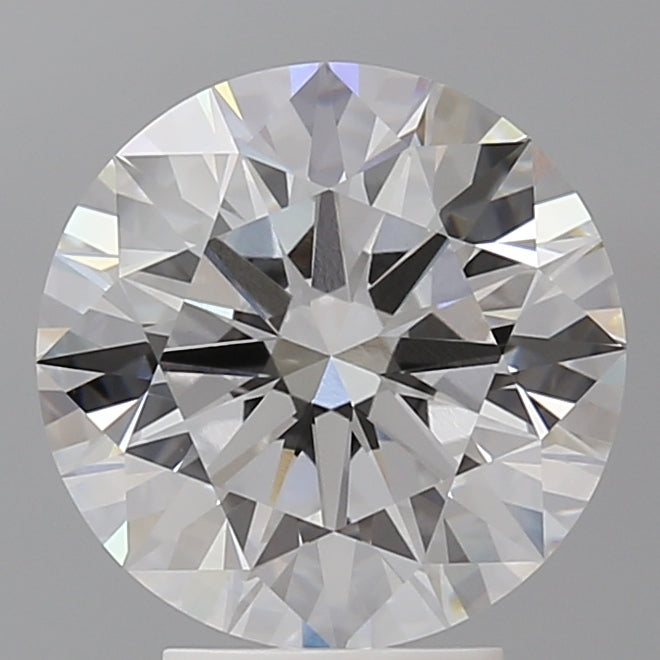 4.09 Carat Round Shaped, Ideal Cut, E Color, VVS2 Clarity, IGI Certified Lab Grown Diamond