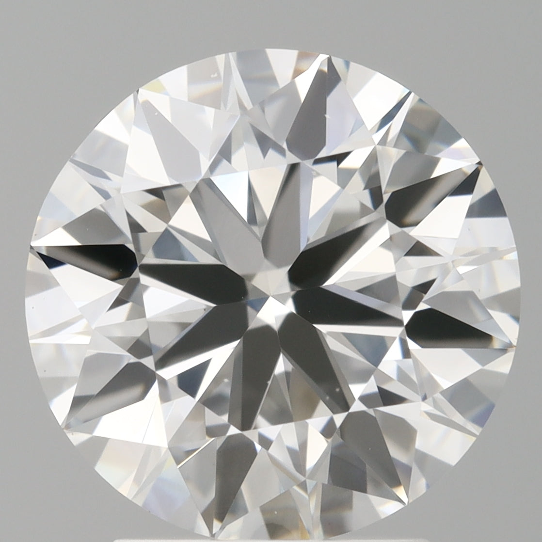 3.00 Carat Round Shaped, Excellent Cut, E Color, VS1 Clarity, IGI Certified Lab Grown Diamond