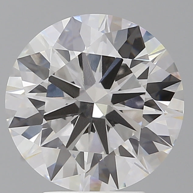 4.09 Carat Round Shaped, Ideal Cut, F Color, VVS2 Clarity, IGI Certified Lab Grown Diamond