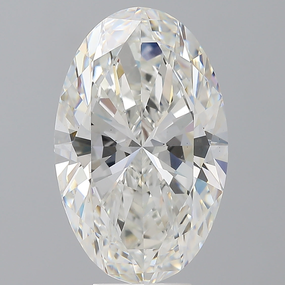 7.08 Carat Oval Shaped, Ideal Cut, F Color, VS2 Clarity, IGI Certified Lab Grown Diamond