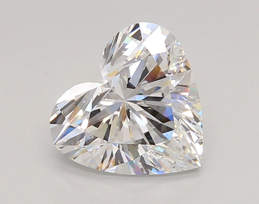 2.04 Carat Heart Shaped, Ideal Cut, E Color, VVS2 Clarity, IGI Certified Lab Grown Diamond