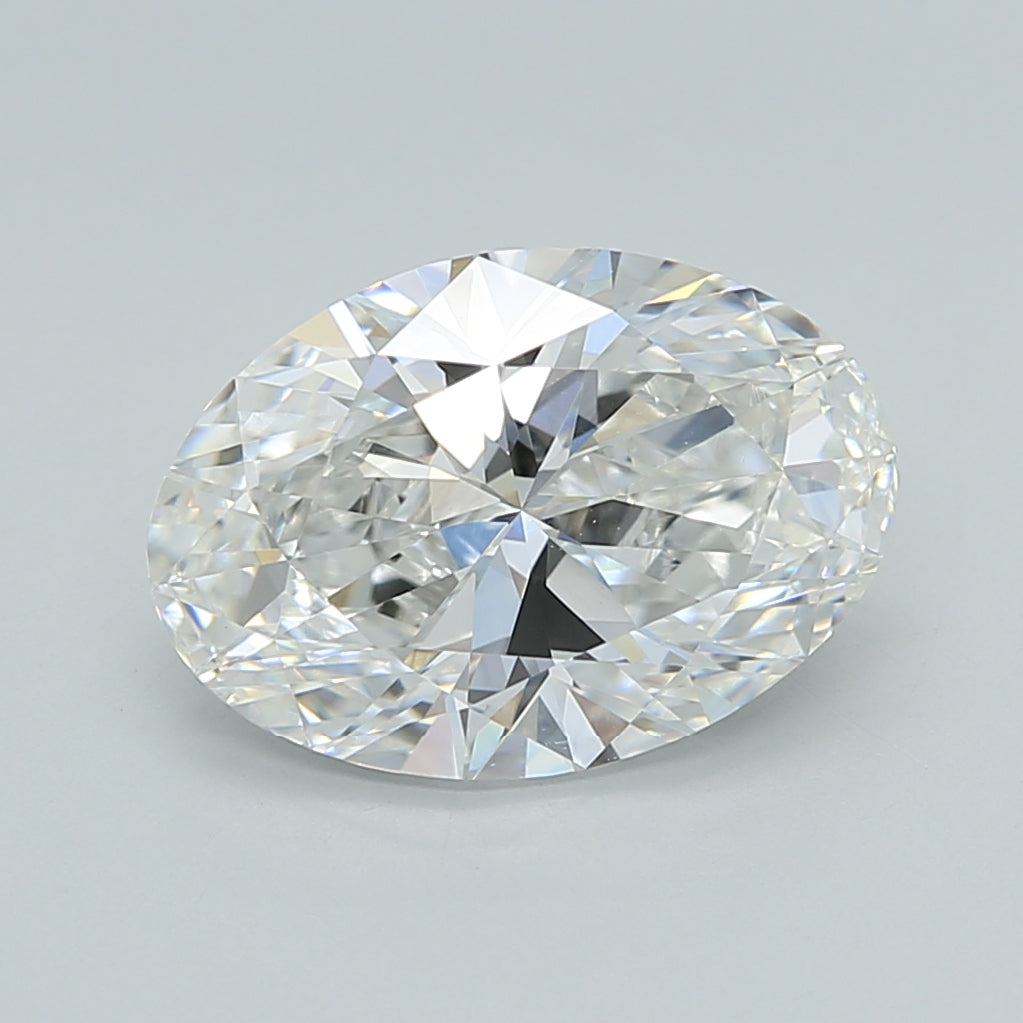 3.01 Carat Oval Shaped, Ideal Cut, F Color, VVS2 Clarity, IGI Certified Lab Grown Diamond