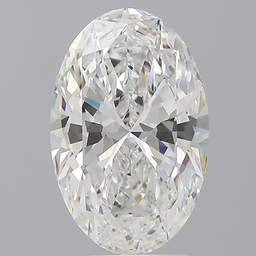 3.58 Carat Oval Shaped, Ideal Cut, E Color, VVS2 Clarity, IGI Certified Lab Grown Diamond