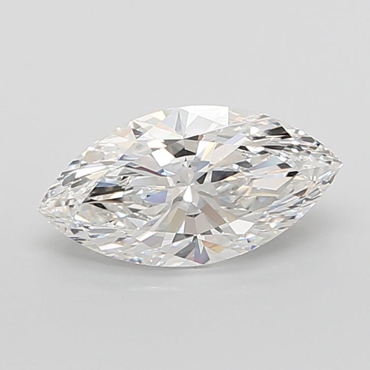 5.08 Carat Marquise Shaped, Ideal Cut, F Color, VVS1 Clarity, IGI Certified Lab Grown Diamond