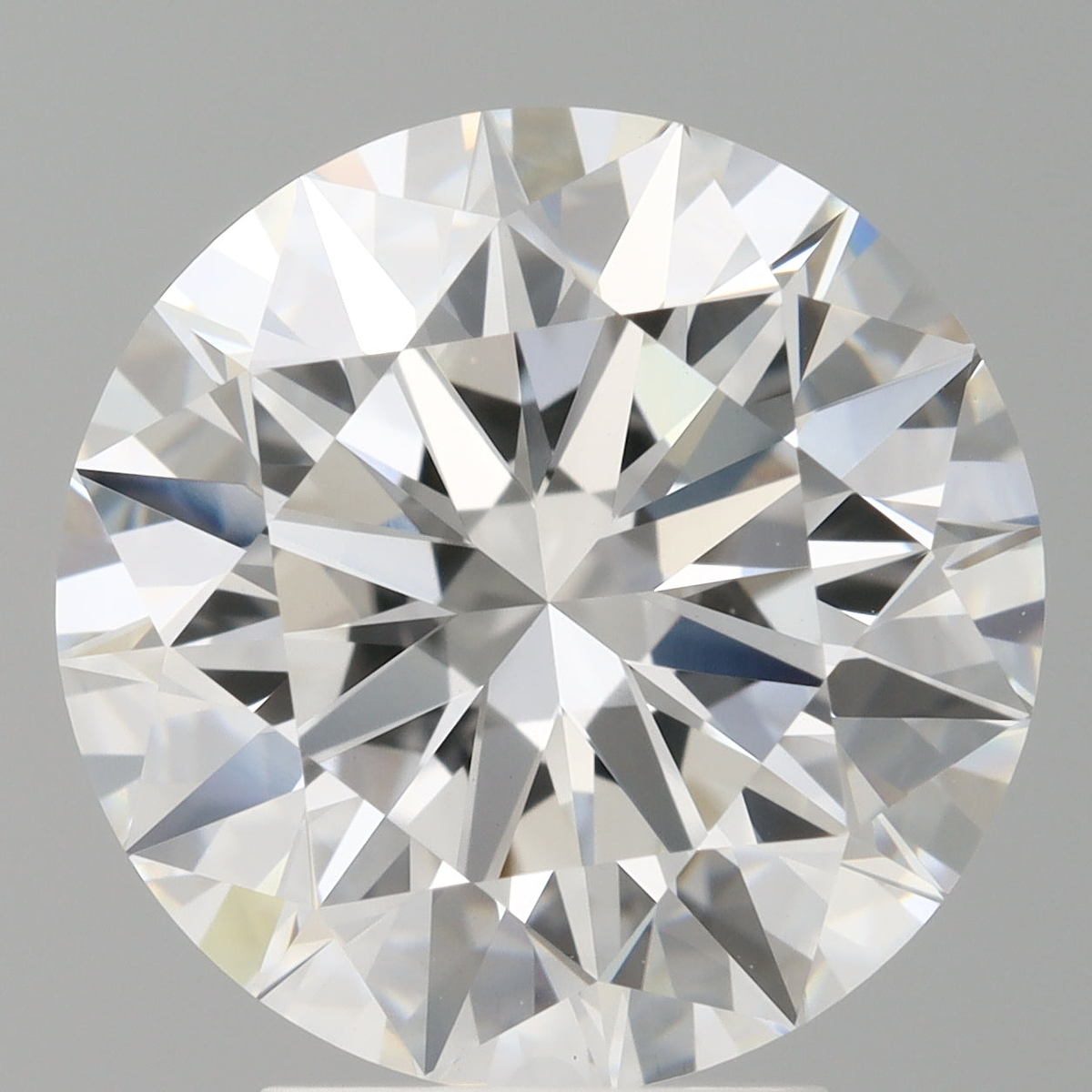 4.09 Carat Round Shaped, Ideal Cut, E Color, VVS2 Clarity, IGI Certified Lab Grown Diamond