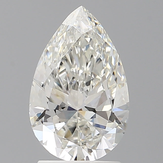 2.05 Carat Pear Shaped, Excellent Cut, F Color, VVS2 Clarity, IGI Certified Lab Grown Diamond