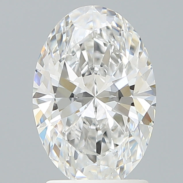 2.05 Carat Oval Shaped, Ideal Cut, D Color, VVS2 Clarity, IGI Certified Lab Grown Diamond