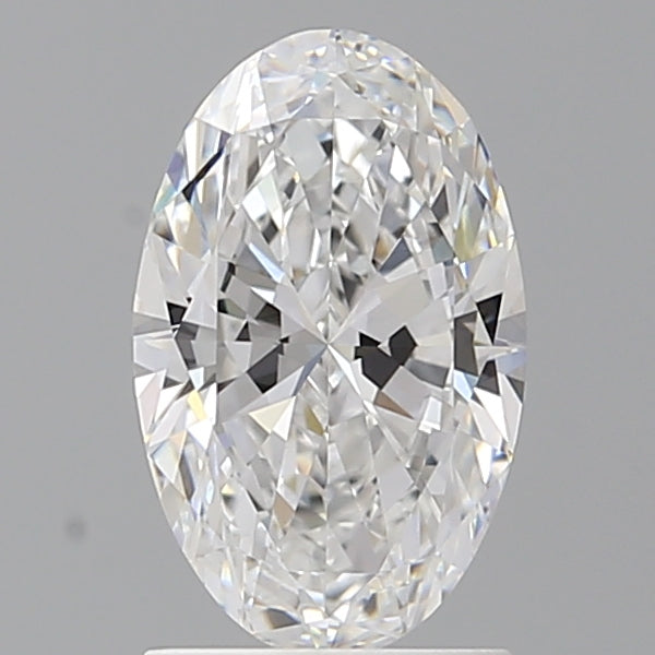 1.59 Carat Oval Shaped, Ideal Cut, D Color, VVS2 Clarity, IGI Certified Lab Grown Diamond