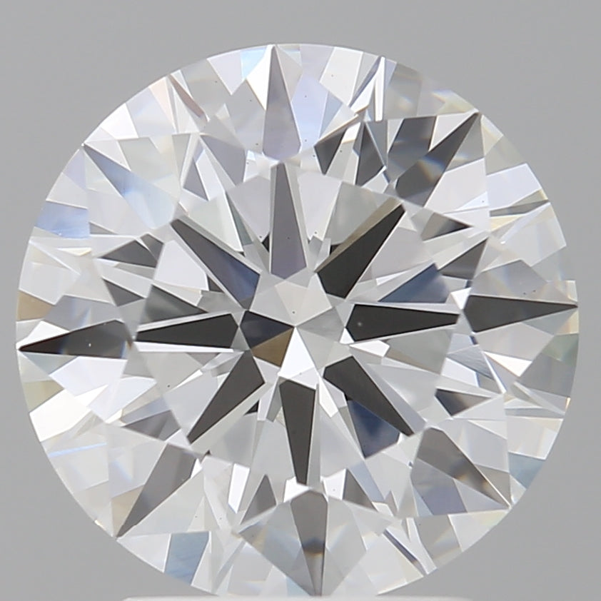 3.10 Carat Round Shaped, Ideal Cut, E Color, VS1 Clarity, IGI Certified Lab Grown Diamond