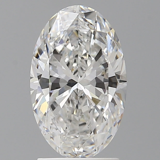 2.10 Carat Oval Shaped, Ideal Cut, E Color, VVS2 Clarity, IGI Certified Lab Grown Diamond
