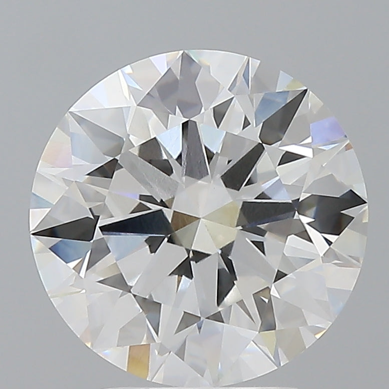 4.10 Carat Round Shaped, Ideal Cut, E Color, VVS2 Clarity, IGI Certified Lab Grown Diamond