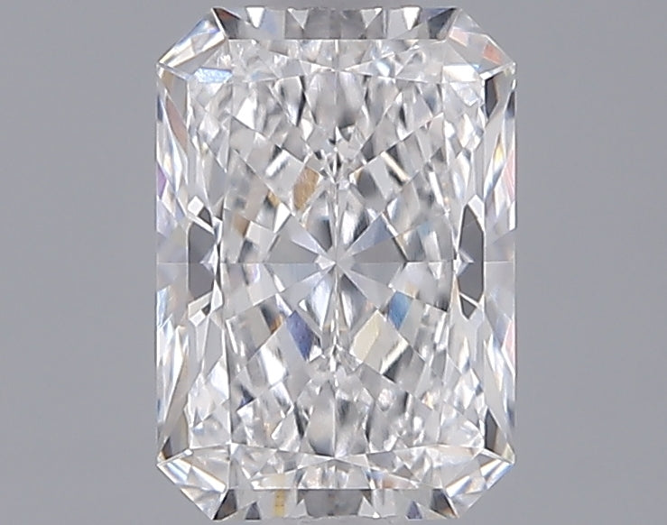1.54 Carat Radiant Shaped, Ideal Cut, E Color, VVS2 Clarity, IGI Certified Lab Grown Diamond