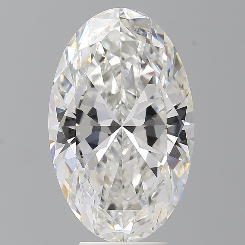 6.08 Carat Oval Shaped, Ideal Cut, F Color, VVS2 Clarity, IGI Certified Lab Grown Diamond