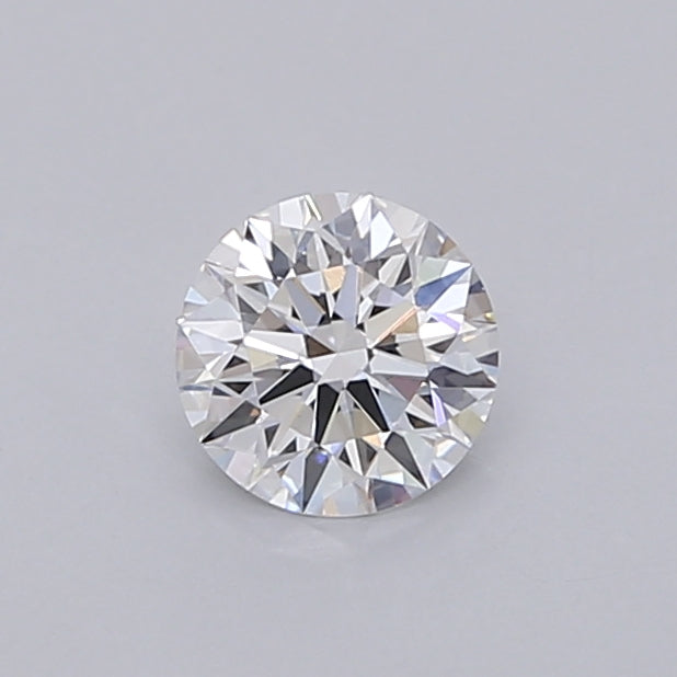 0.54 Carat Round Shaped, Ideal Cut, D Color, VVS2 Clarity, IGI Certified Lab Grown Diamond
